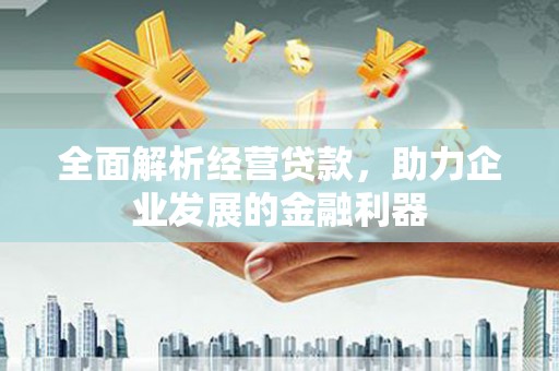 峨眉山全面解析经营贷款，助力企业发展的金融利器