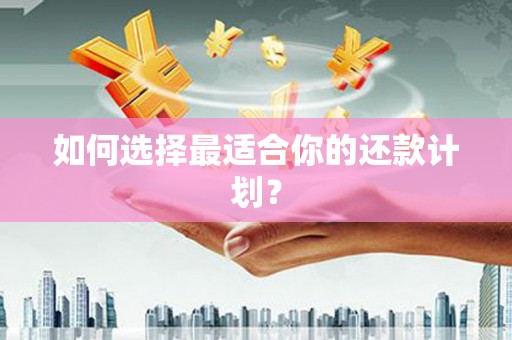 峨眉山如何选择最适合你的还款计划？