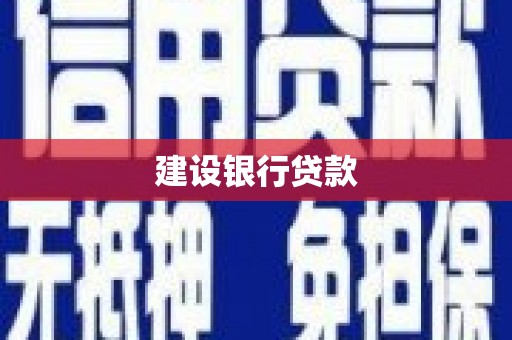 峨眉山建设银行贷款