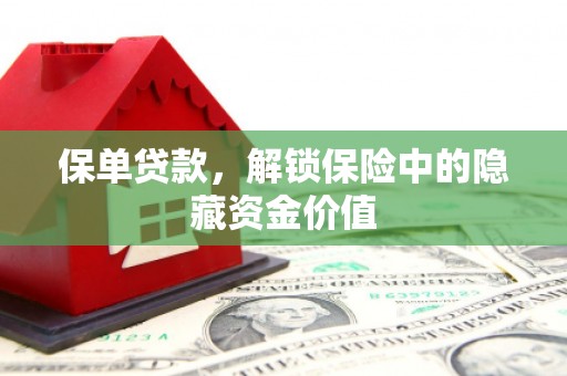 峨眉山保单贷款，解锁保险中的隐藏资金价值