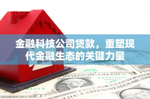峨眉山金融科技公司贷款，重塑现代金融生态的关键力量