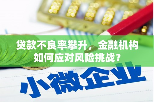 峨眉山贷款不良率攀升，金融机构如何应对风险挑战？